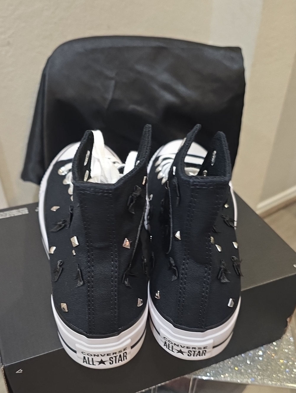Converse Chuck Taylor All Star Lift Platform High Top Archive Stars Shoes - Picture 11 of 11